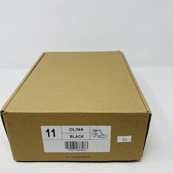 Journee Collection Womens Size 11 Olina T Strap Round Toe Pumps Heels Black $89 - Picture 11 of 11